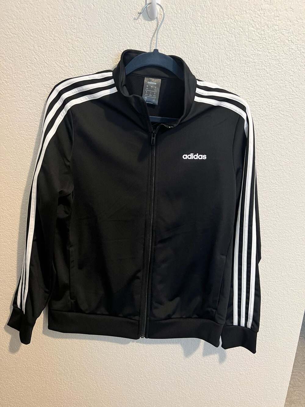 Adidas Men's 3-Stripes Tricot Full-Zip Track Jacket